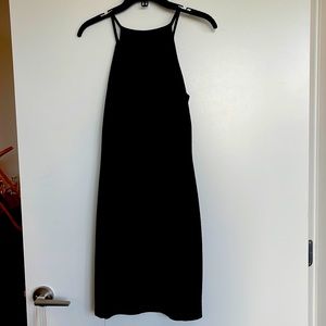 Black dress with silver glitter